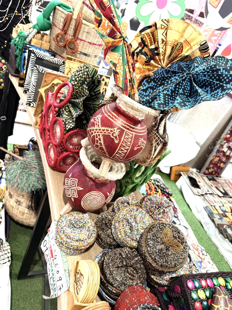 African Print Fabric Fan