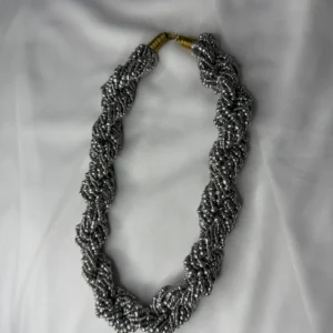 Beaded Torsade Rope Necklace