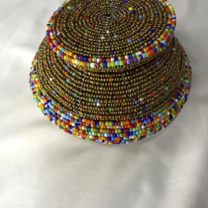 Beaded Wire Basket