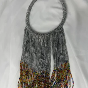 Maasai Beaded Fringe Collar